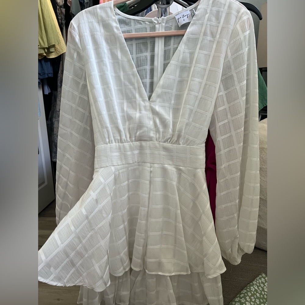 Princess Polly size 8 white romper